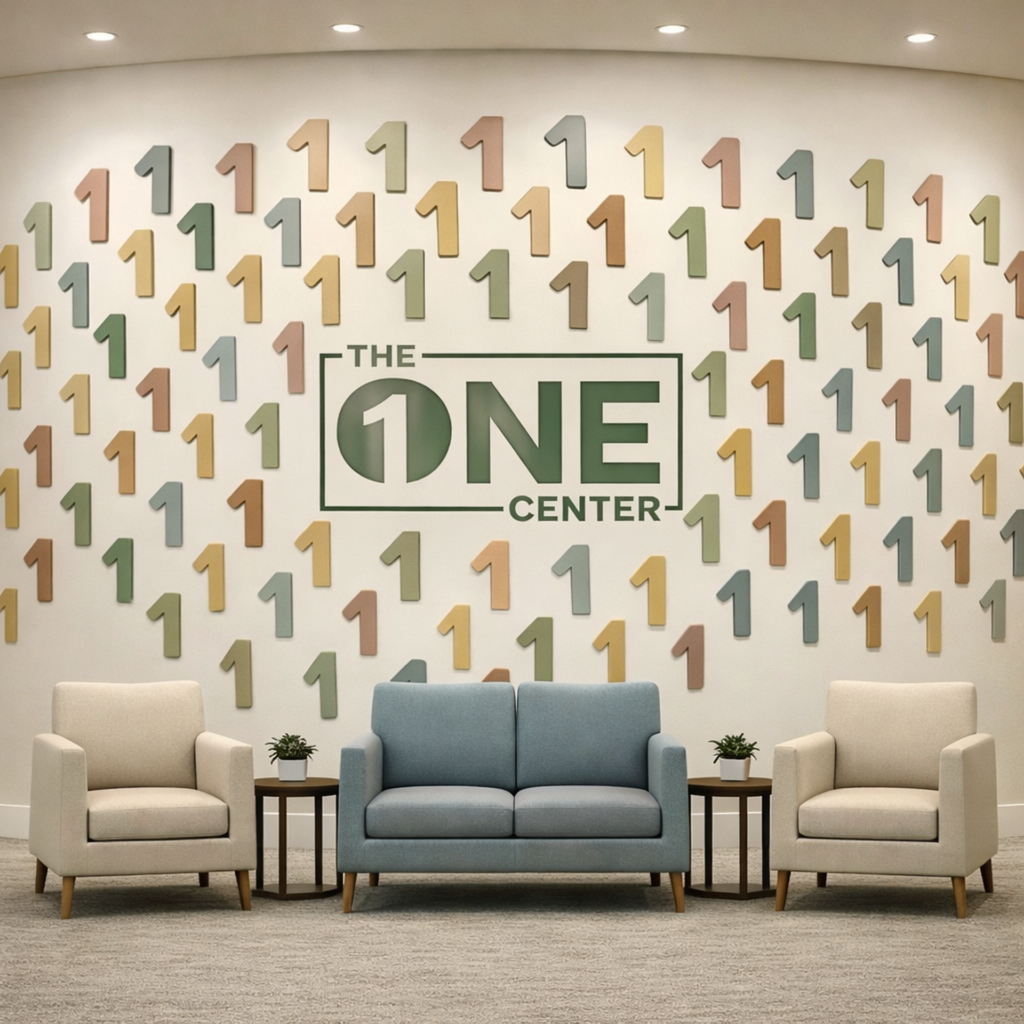 The One Center Lobby Pledge Wall